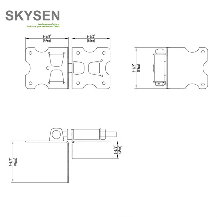 China Vinyl Fence Gate Hinge